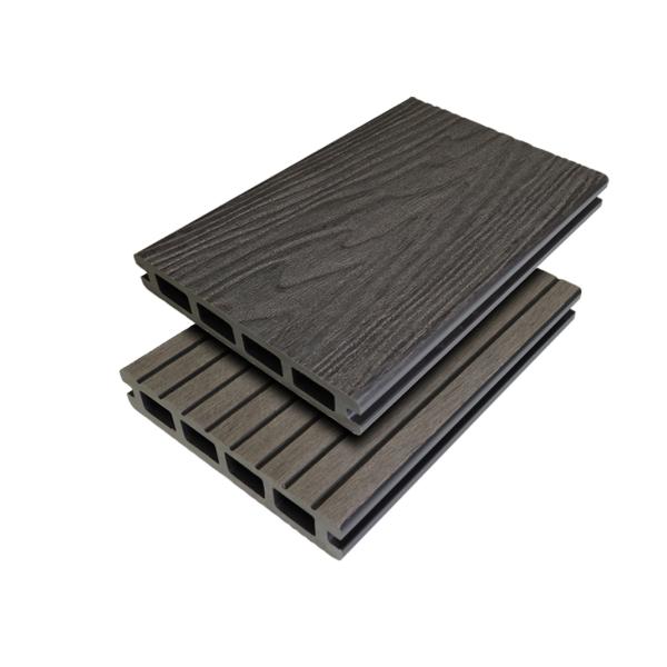 3D embossed square holes Decking