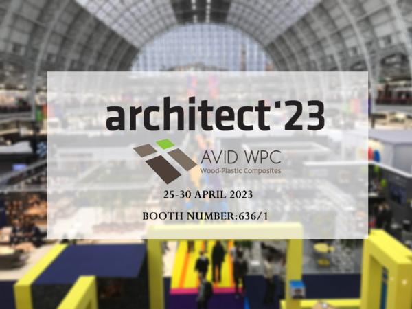 展示会: 2023年4月25日〜30日: ARCHITECT 2023