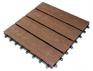 3D Deep Embossed Composite DIY Deck Tile