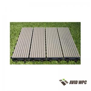Composite deck tile